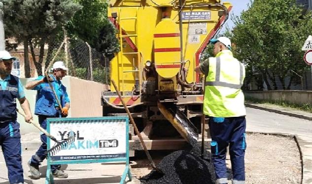 Büyükşehir Yol Bakım Timi her yere yetişiyor