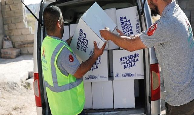 Nevşehir Belediyesi tarafından bin 200 aileye kurban eti dağıtımı gerçekleştirildi