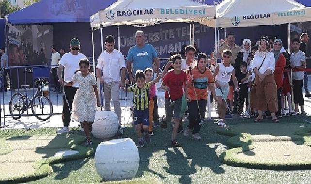 Bağcılarlılar Mini Golf keyfi yaşıyor