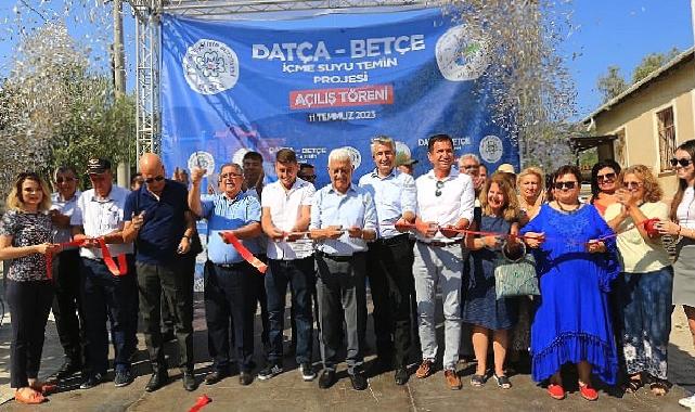 Başkan Gürün, Datça-Betçe’ye Kesintisiz İçme Suyu Sağlayan Projenin Açılışını Yaptı
