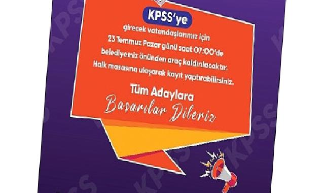 Didim Belediyesi’nden KPSS’ye girecekler için ücretsiz otobüs