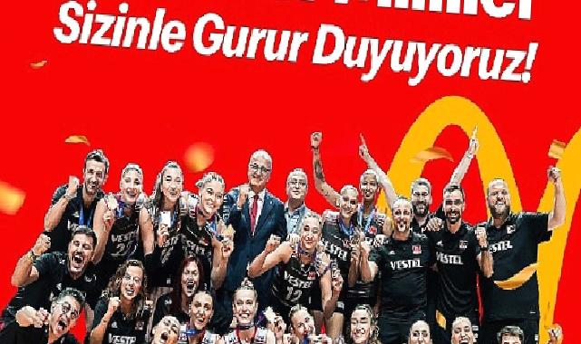 Filenin Sultanları’nın Resmi Sponsoru McDonald’s A Milli Kadın Voleybol Takımıyla Gurur Duyuyor!