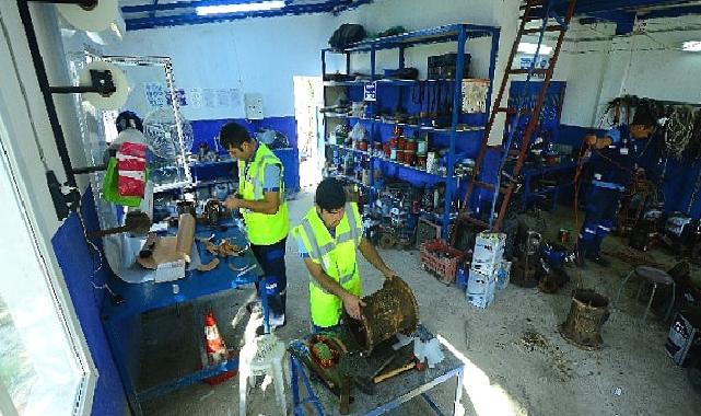 Muğla Büyükşehir Ekipleri Elektrik Kesintilerinin Su Kesintilerine Sebep Olmaması İçin Yoğun Mesai Harcadı