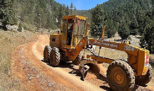 Akseki yayla yollarına bakım onarım