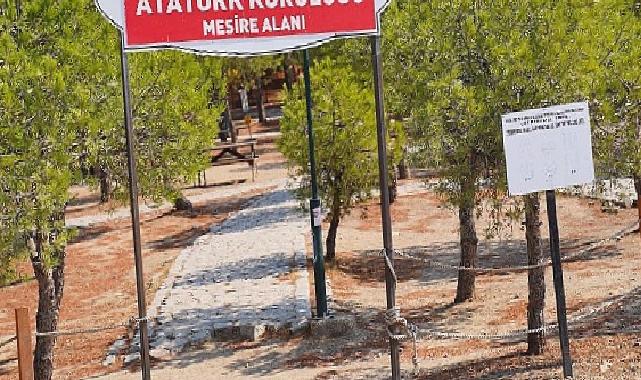 Ayvalık’ın Mesire Alanı’nda kent mobilyaları baştan sona yenileniyor