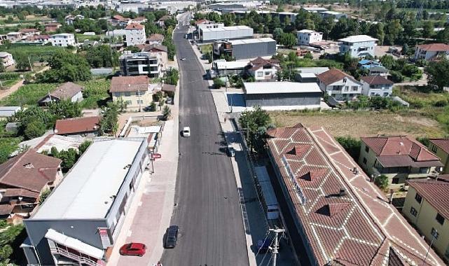 Başiskele Kullar Caddesi asfaltlandı