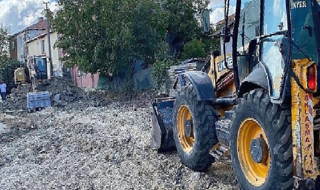 Büyükyoncalı’da yol çalışmaları devam ediyor