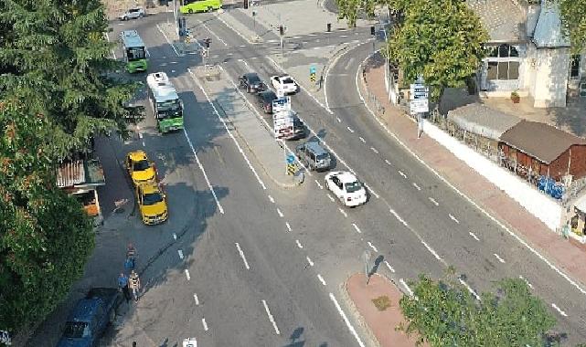 Kocaeli Büyükşehir’den yol çizgileriyle düzenli ve güvenli ulaşım