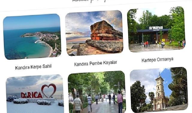 Kocaeli’nin turistik mekanları cepte