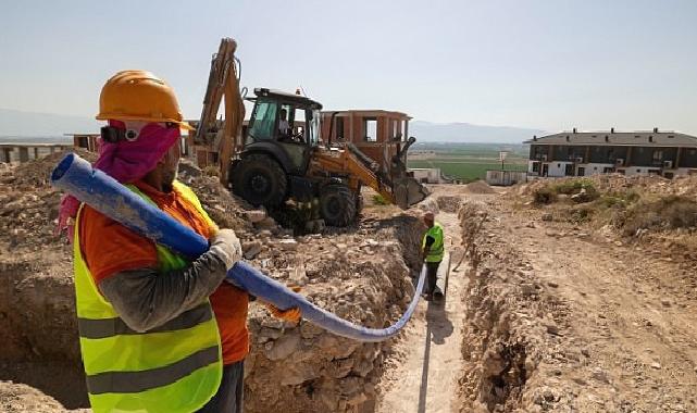 Menemen Seyrek ve Villakent mahallelerinin içme suyu hattı yenileniyor