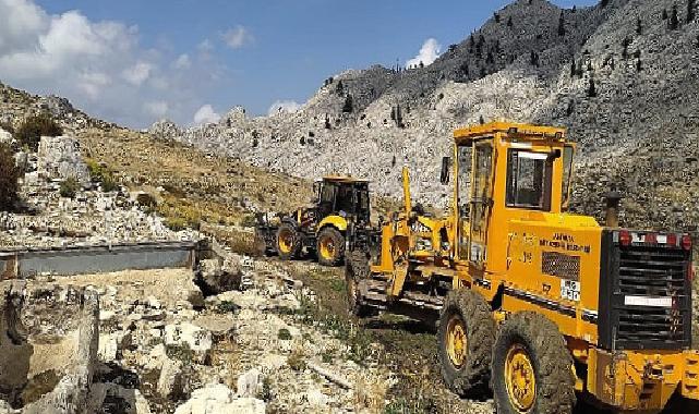 Antalya Büyükşehirden Akseki’nin yayla yollarına bakım