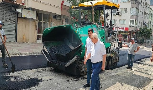 Başkan Selvitopu asfalt çalışmalarını yine yerinde denetledi