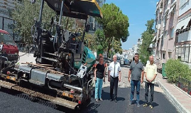 Karabağlar’da asfalt çalışmaları hız kesmedi