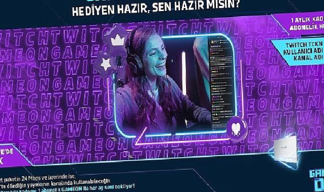 Türk Telekom GAMEON’dan Türkiye’de Bir İlk Daha: Ücretsiz Twitch Aboneliği