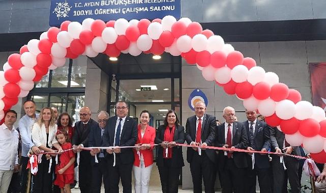 Başkan Çerçioğlu 100. Yıl Öğrenci Çalışma Salonu’nun açılışını yaptı