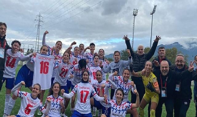 Çanakkale dardanel kadın futbol takımı 2.lige yükseldi