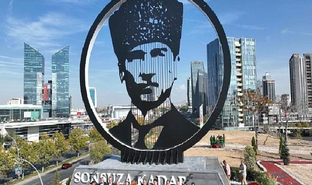 Cumhuriyet’in 100. Yılına armağan dev Atatürk anıtı
