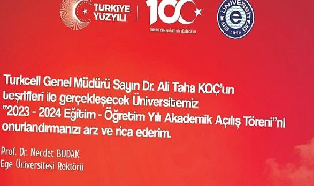 Ege Üniversitesi Akademik Yıl Açılış Töreni