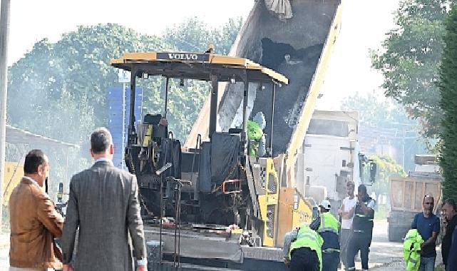 Kartepe’de İki Caddeye 3700 Ton Asfalt Serildi