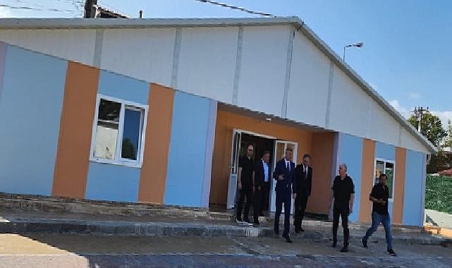 Yazlık Tabosan İlkokulu Prefabrik Okul Binası da Tamamlandı