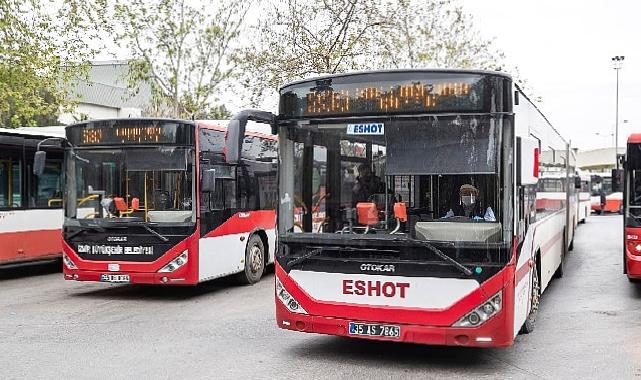 Bayraklı TOKİ bölgesine 4 hatta toplam 21 otobüs hizmet veriyor