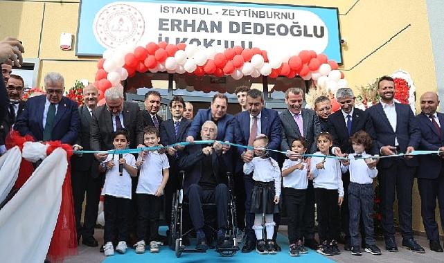 Erhan Dedeoğlu İlkokulu Milli Eğitim Bakanı Prof. Dr. Yusuf Tekin’in Katılımıyla Açıldı