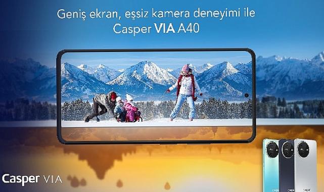 Geniş ekran ve eşsiz kamera deneyimi ile Casper Via A40 satışa çıktı!