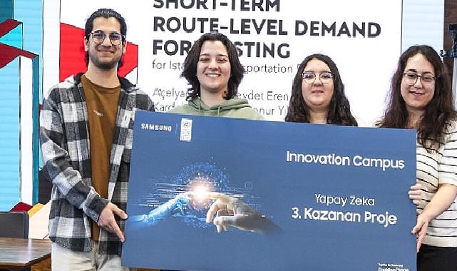 Samsung’un UNDP Türkiye iş birliğiyle hayata geçirdiği Innovation Campus programının mezunları projelerini sundu