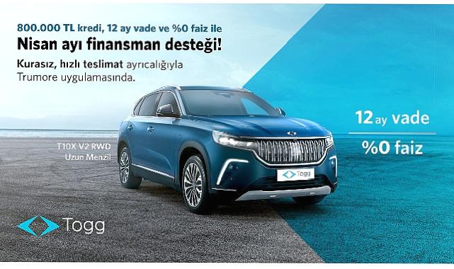 T10X için nisan ayına özel finansman desteği Trumore’da