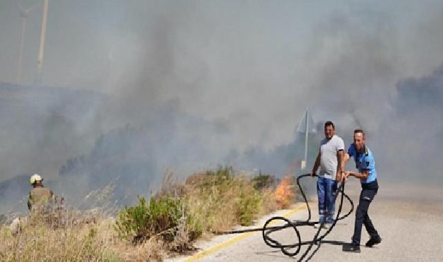 İzmir İtfaiyesi yangınlar için seferber oldu